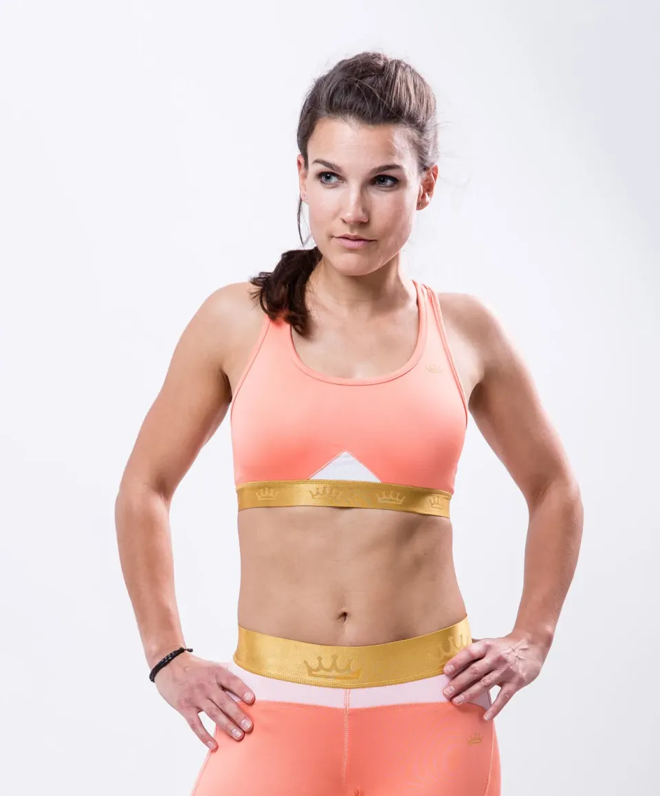 AllStars Squat Queen brassière de sport noir blanc taille M