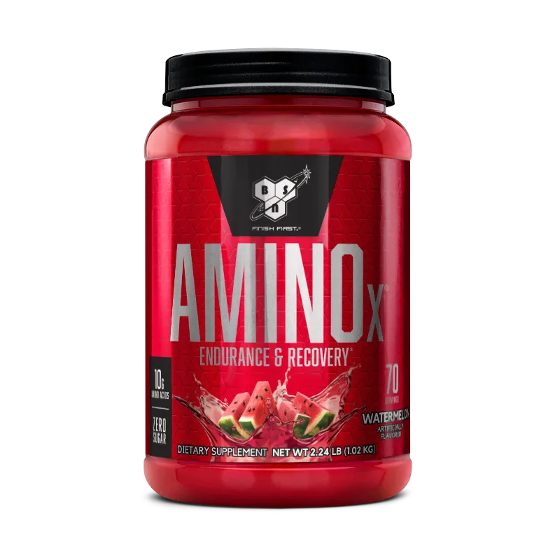 BSN AMINOx BCAA framboise bleue 30 doses sans stimulant