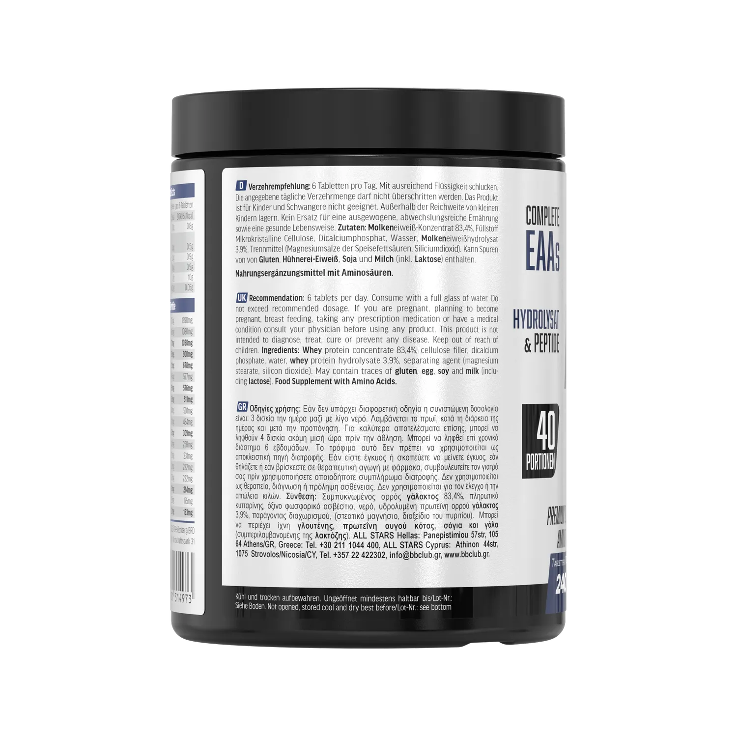 AllStars Amino 10.000 comprimés 240 unités acides aminés