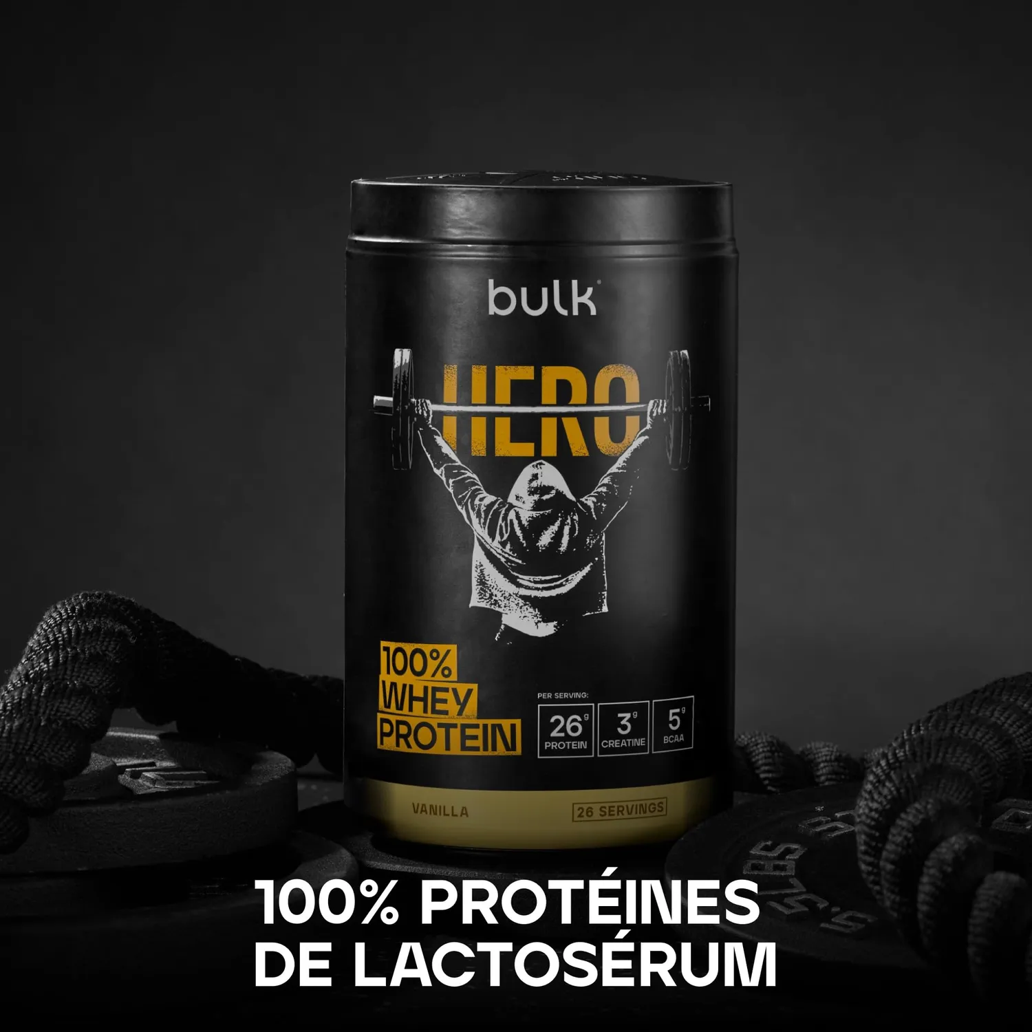 BULK Hero 100% Whey protéine en poudre vanille 65 portions créatine