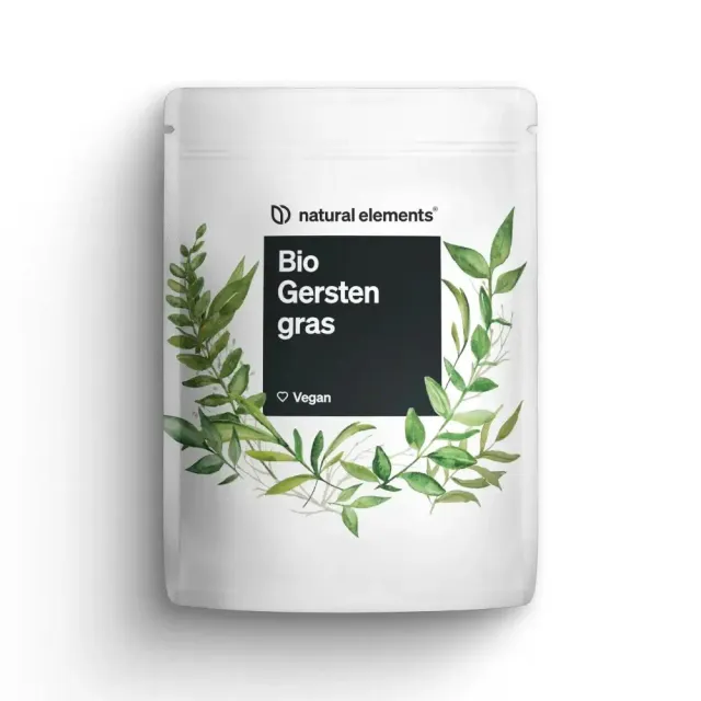 Natural Elements Bio Gerstengras poudre 500 g – qualité crue