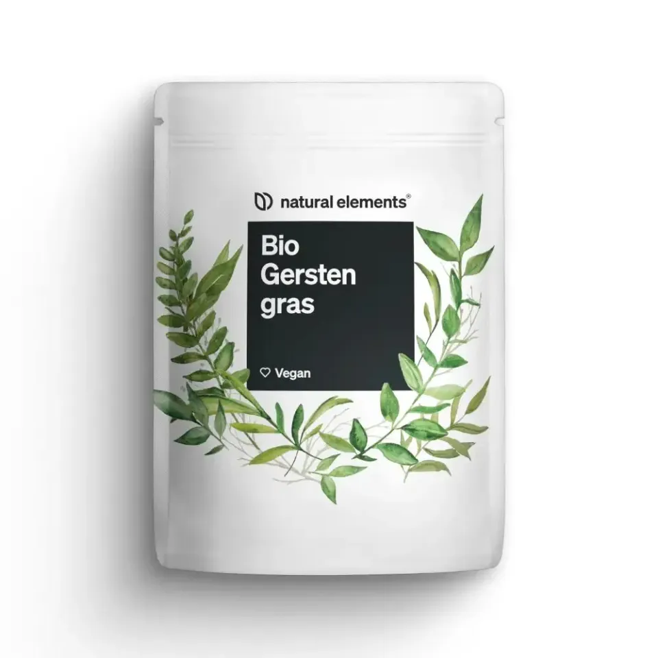 Natural Elements Bio Gerstengras poudre 500 g – qualité crue