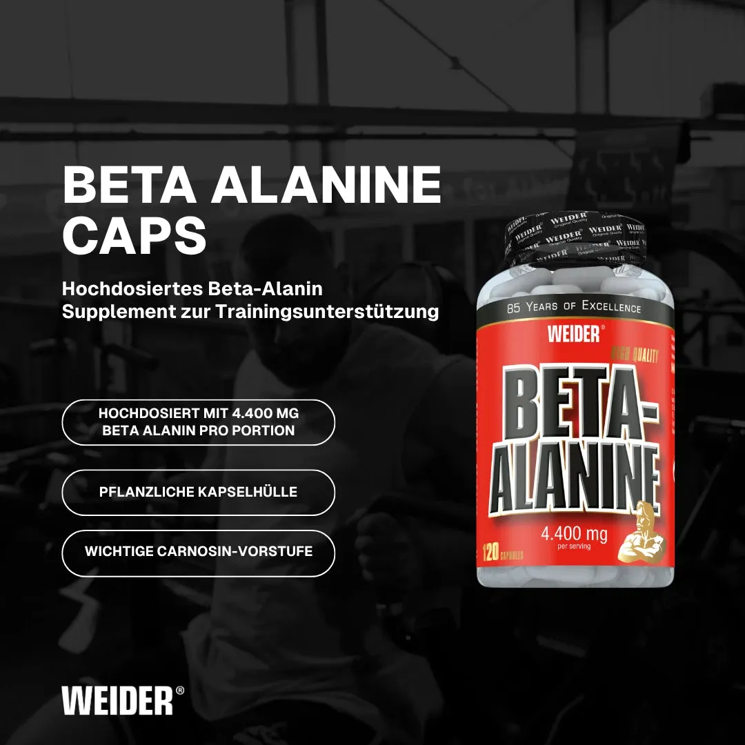 Weider Beta Alanine Caps gélules bêta-alanine 120 capsules