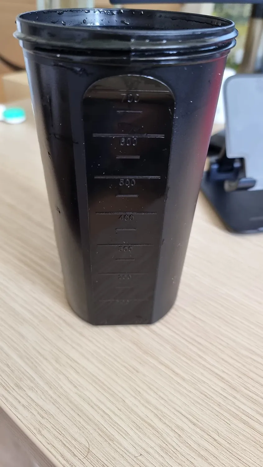 BULK Shaker Classic shaker protéiné noir 750 ml étanche