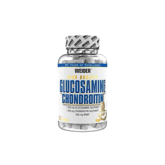 Weider Glucosamine + Chondroitin Plus MSM gélules 120 avec MSM