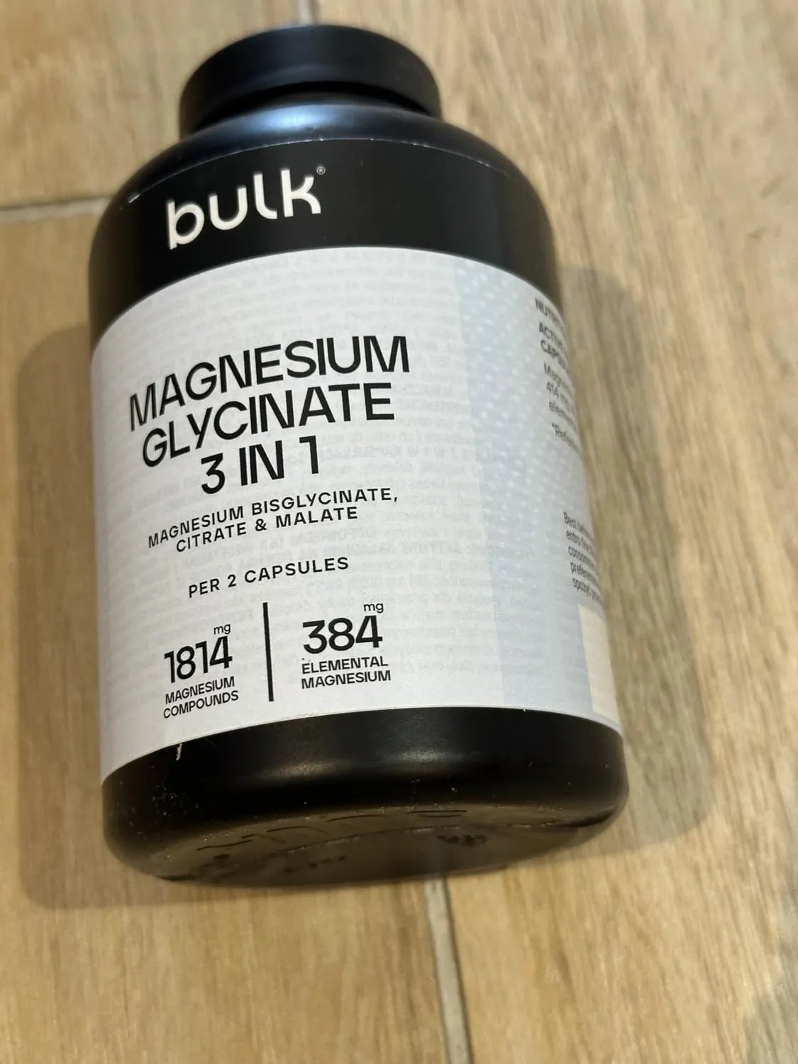 BULK Magnésium 3-en-1 Complexe comprimés 90 unités vegan