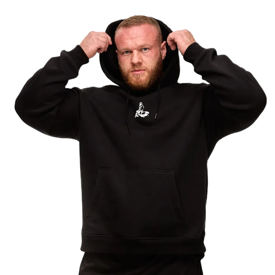 Weider Pioneer Black hoodie noir unisexe à capuche