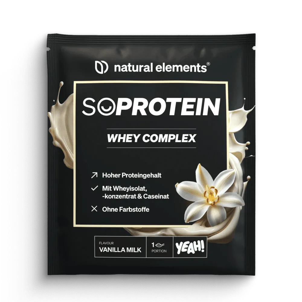 Natural Elements SoProtein Whey Complex whey protéine 690 g fraise