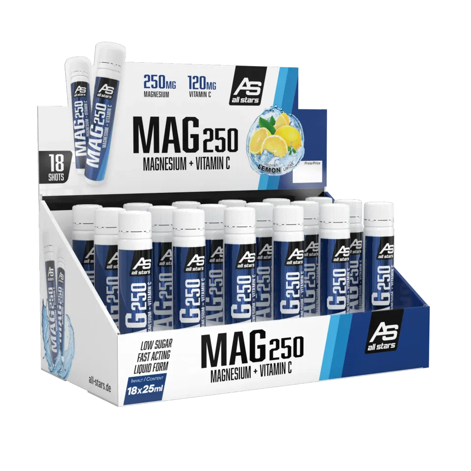 AllStars MAG 250 magnésium liquide ampoule citron 25 ml