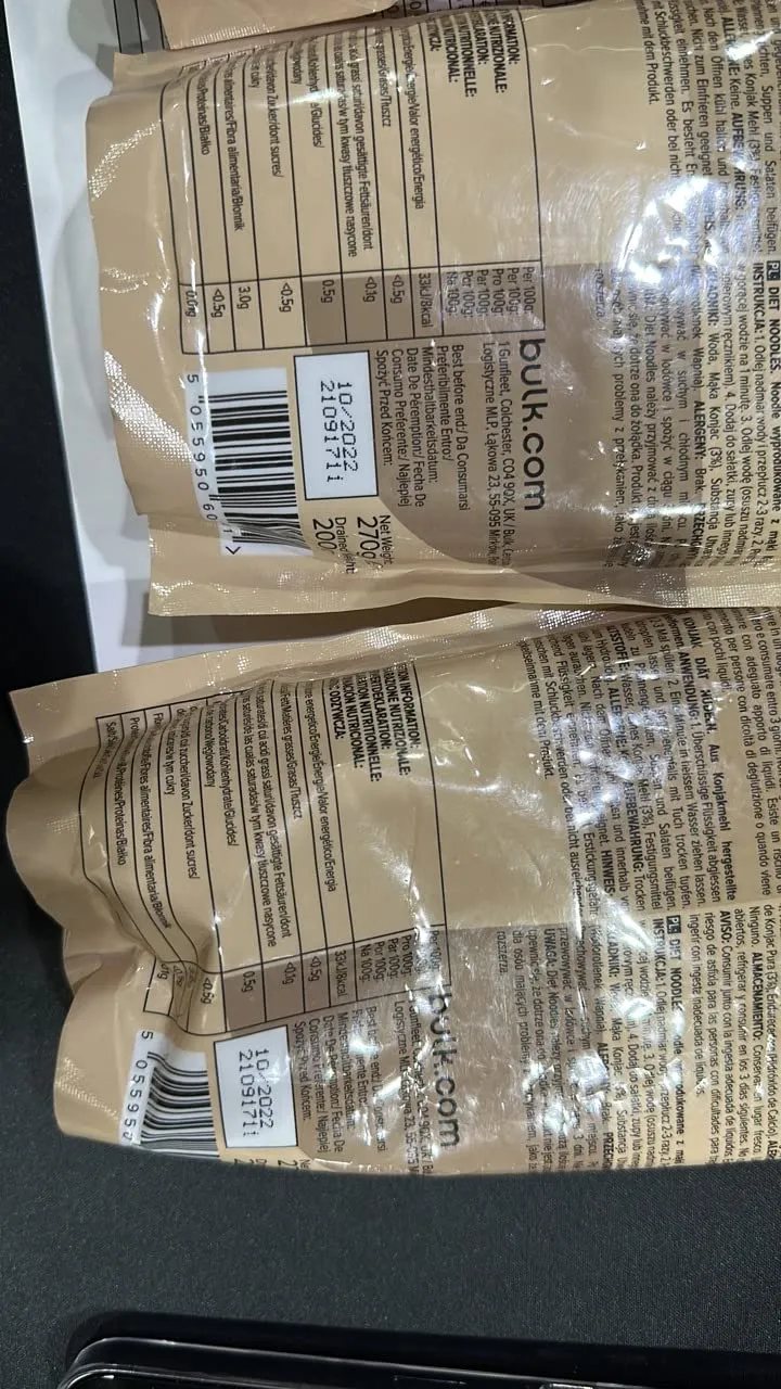 BULK Nouilles de régime au konjac 200 g