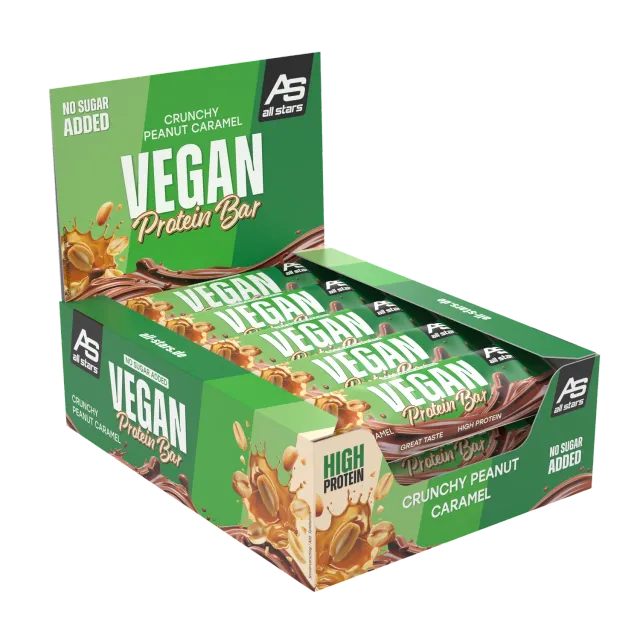 AllStars Vegan Protein Riegel barre protéinée Peanut-Caramel 1 barre végétale
