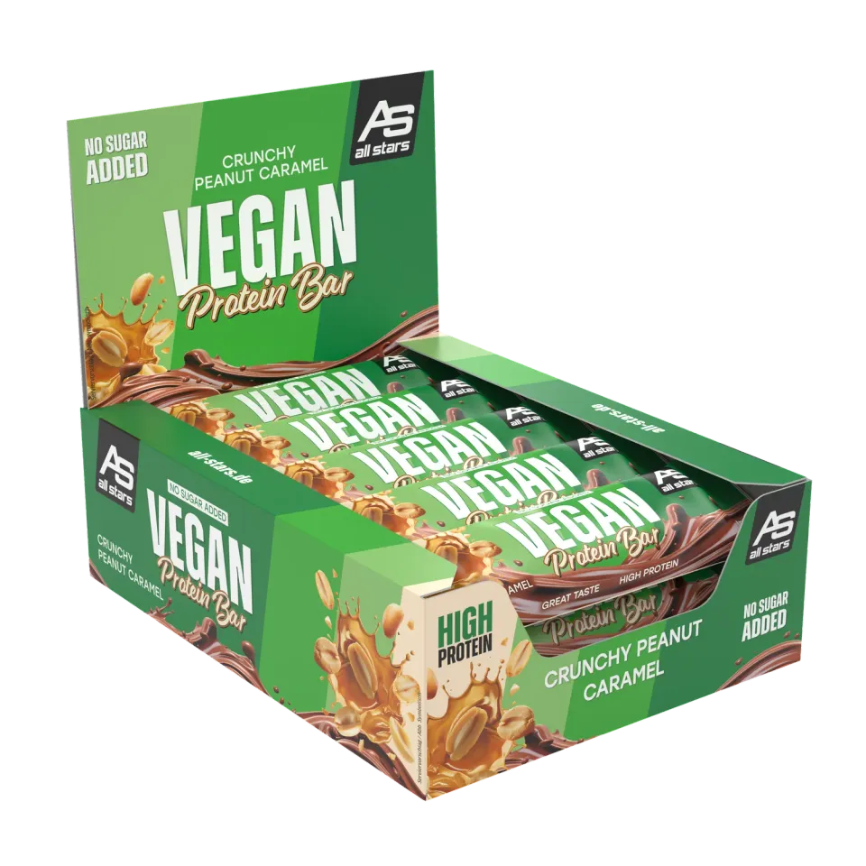 AllStars Vegan Protein Riegel barre protéinée Peanut-Caramel 1 barre végétale