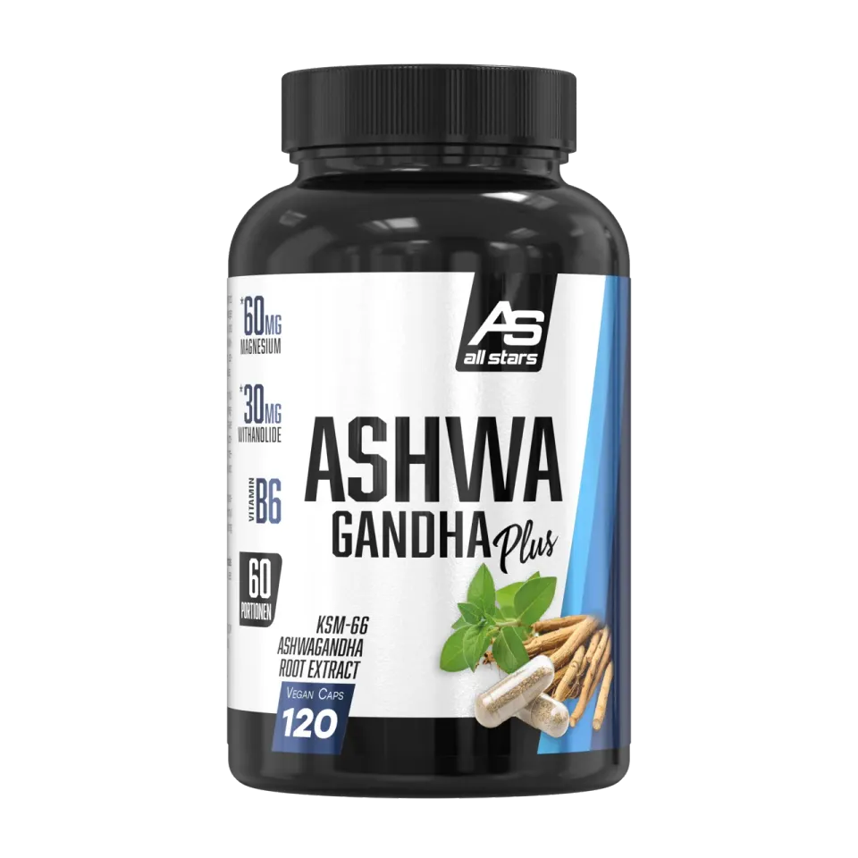 AllStars Ashwagandha Plus gélules 120 unités KSM-66 vegan