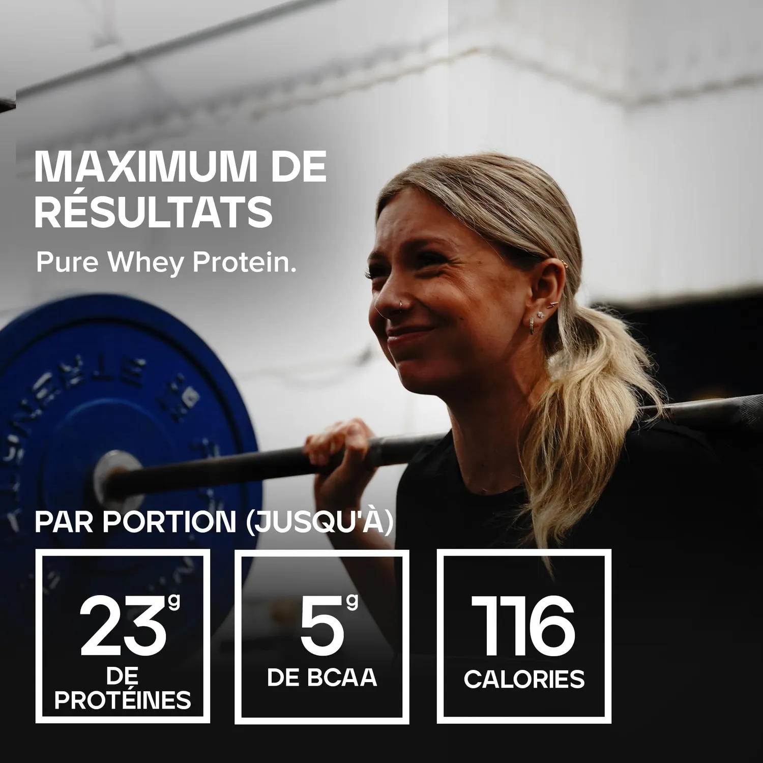 BULK Pure Whey protéine en poudre 1 kg Vanille moins sucrée