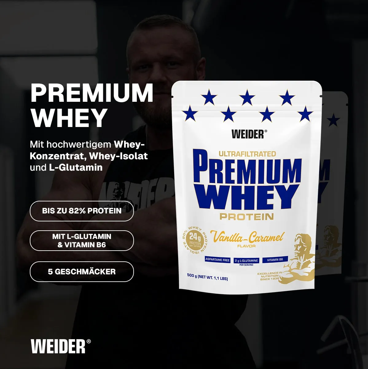 Weider Premium Whey protéine Chocolate Nougat 500 g