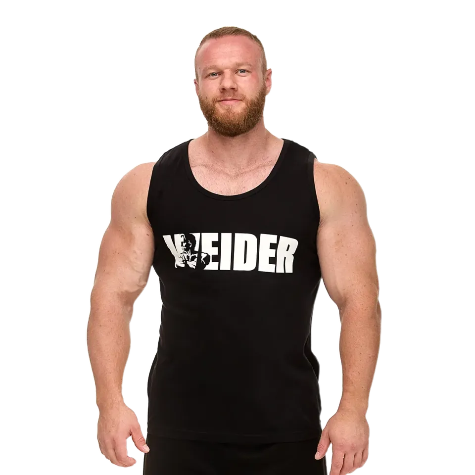 Weider Revival Tanktop débardeur homme L noir coton