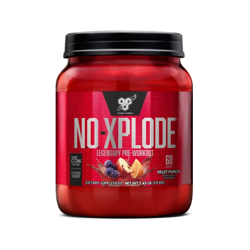 BSN N.O.-Xplode pré-workout framboise bleue 30 doses énergie