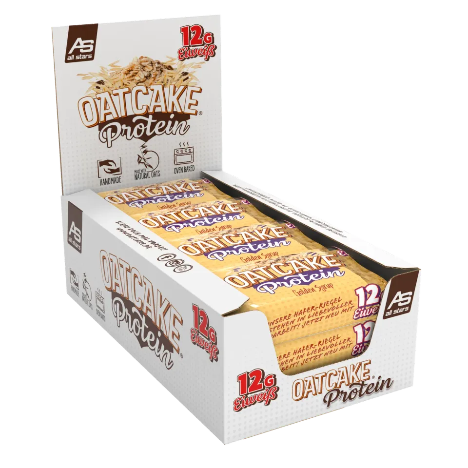 AllStars Oatcake Protein Bar barre protéinée Golden Syrup 1 barre 80 g