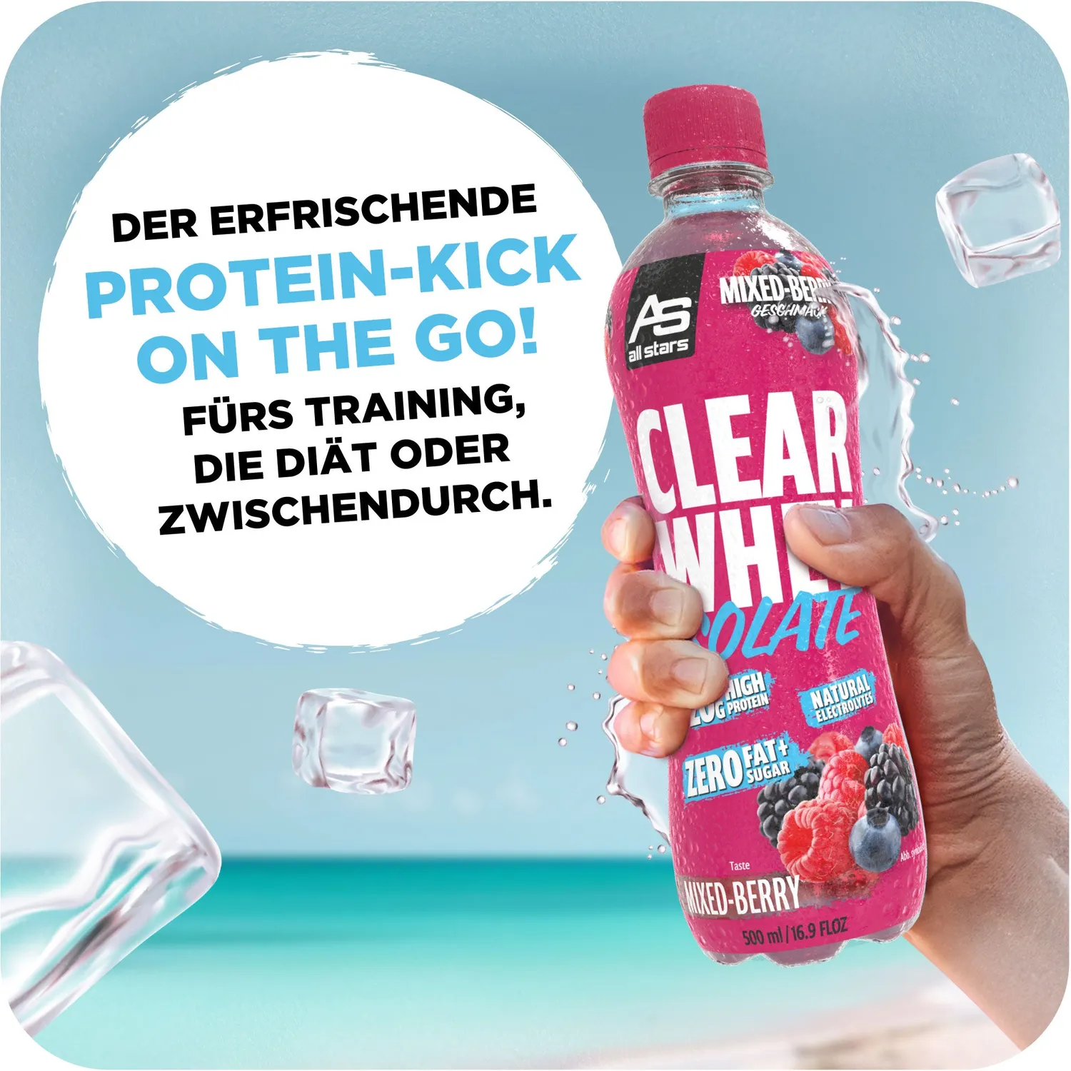 AllStars Clear Whey Isolate RTD boisson protéinée 500 ml
