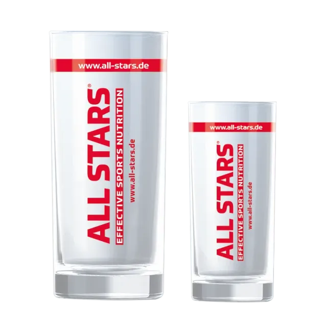 AllStars verres 500 ml lot de 12 transparent