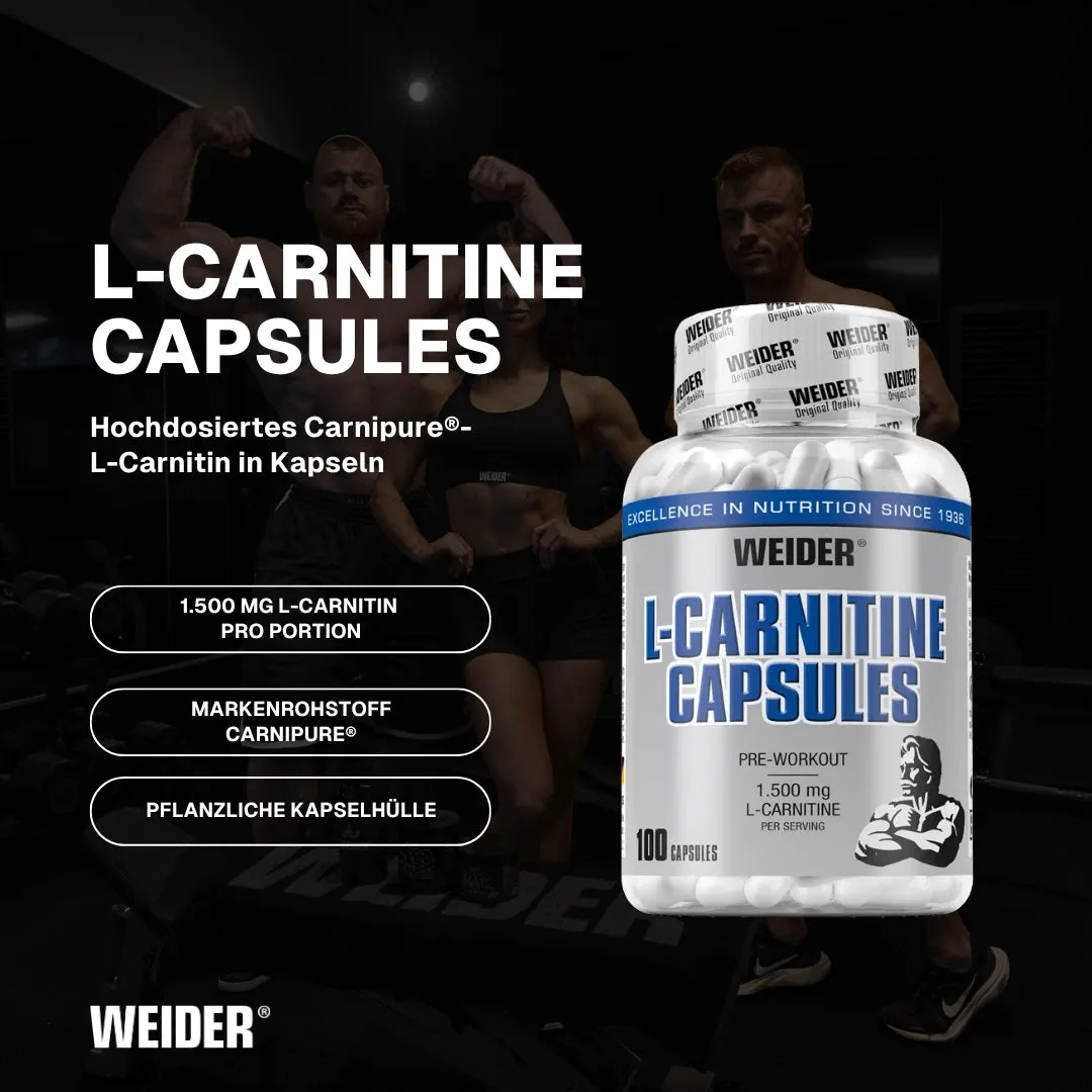 Weider L-Carnitine Capsules gélules 100 unités Carnipure