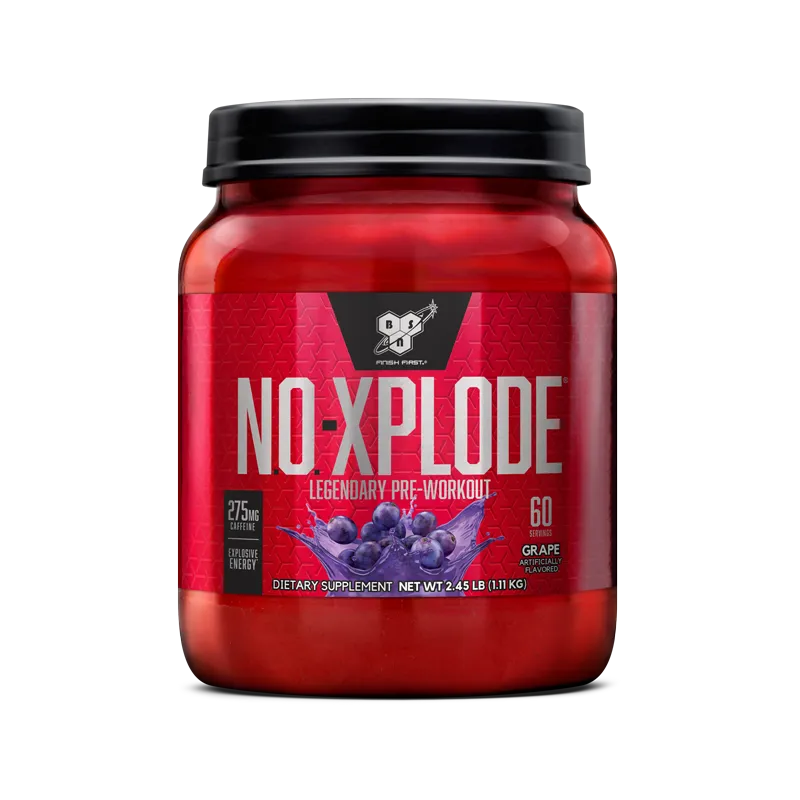 BSN N.O.-Xplode pré-workout framboise bleue 30 doses énergie