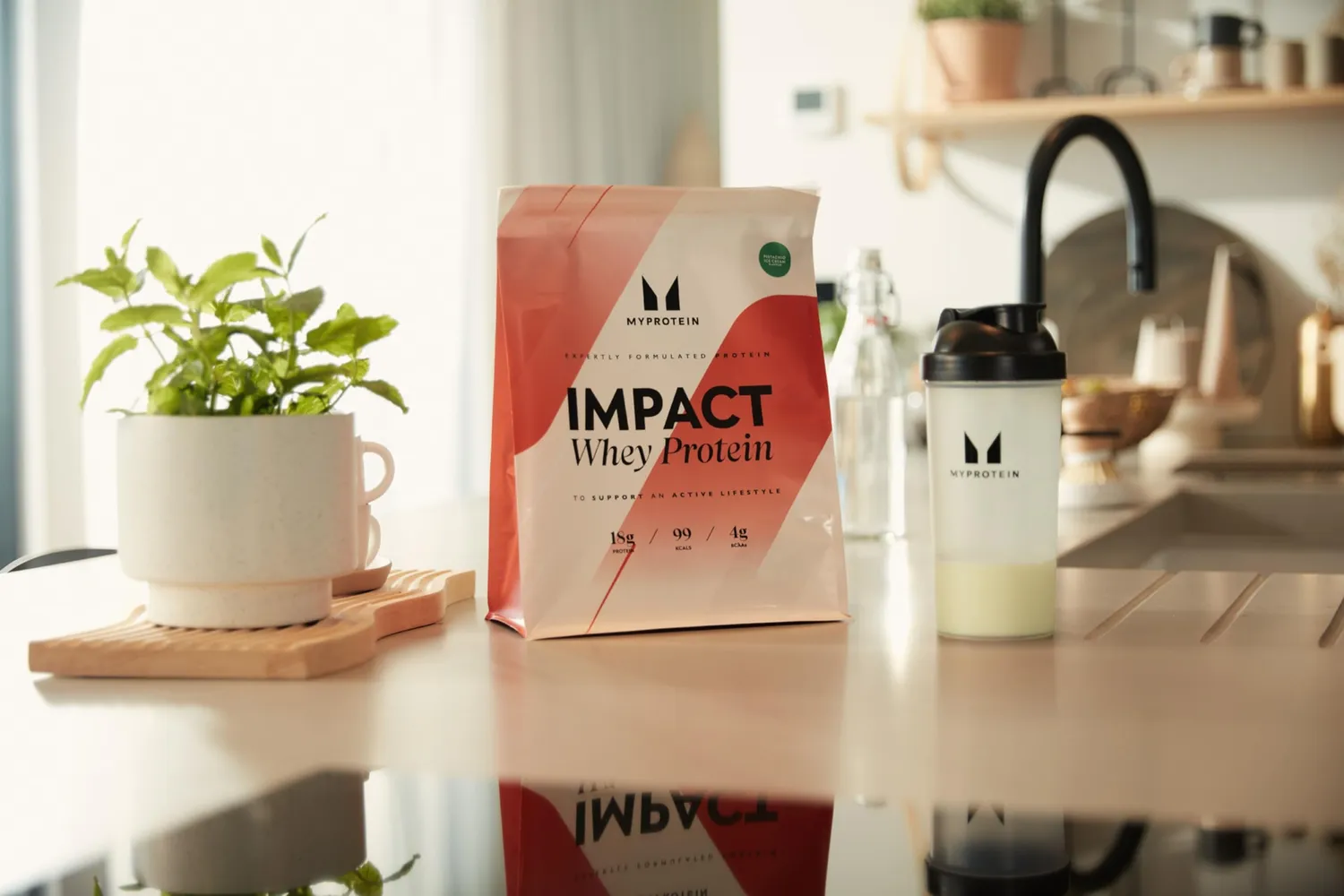 Myprotein Impact Whey protéine Strawberry Cream 1 kg