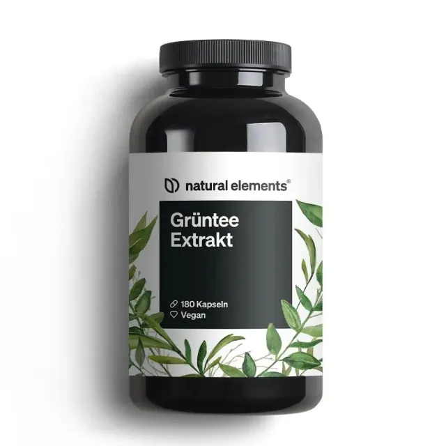 Natural Elements Extrait de thé vert gélules 180 caféine