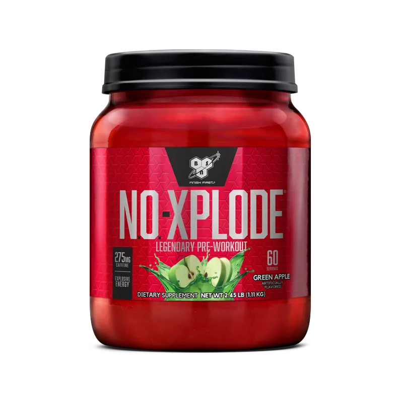 BSN N.O.-Xplode pré-workout framboise bleue 30 doses énergie