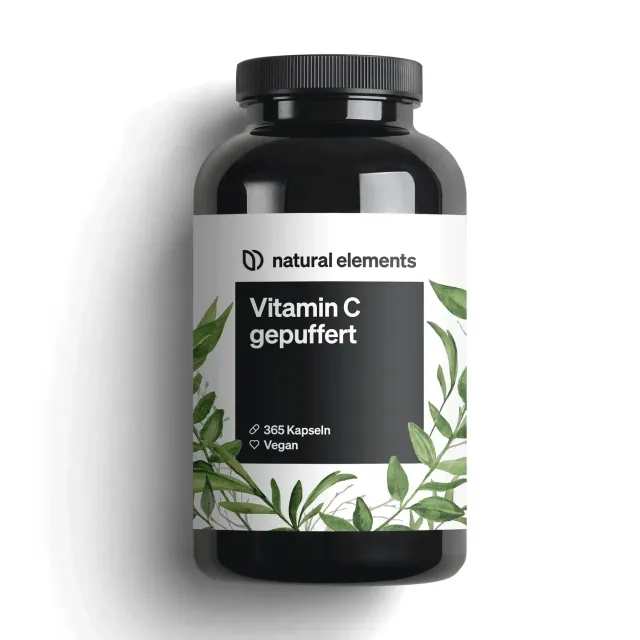 Natural Elements Vitamin C Gepuffert gélules 365 unités tamponnées