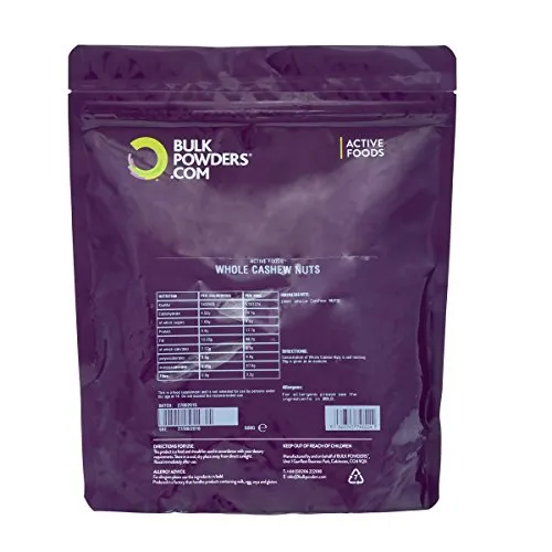 Bulk Noix de cajou crues 500 g snack protéiné