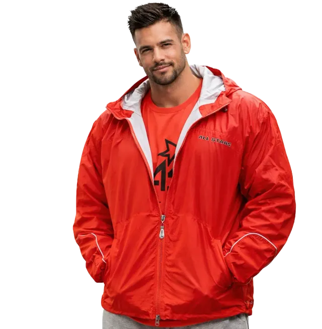 AllStars Regenjacke veste pluie fitness coupe-vent