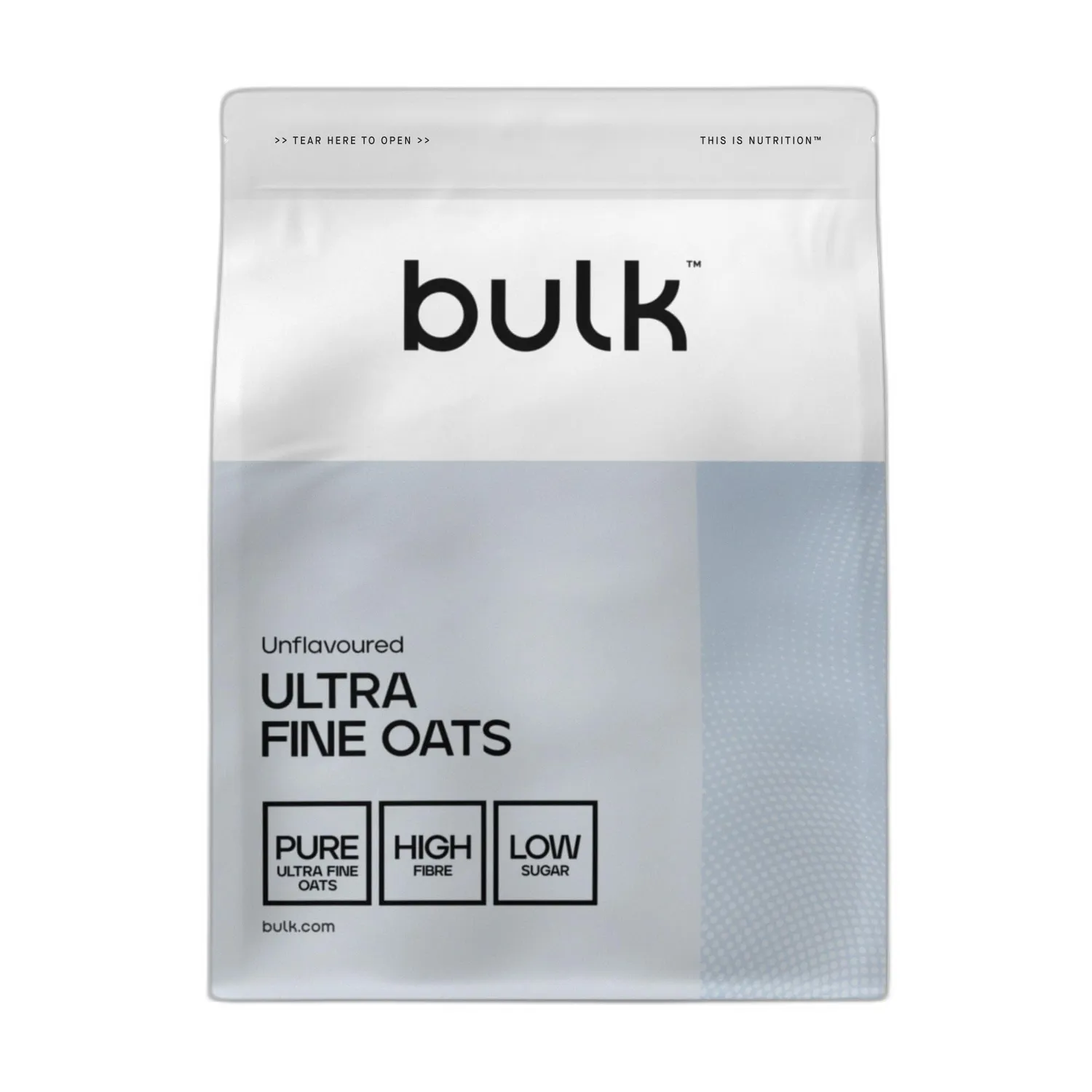 BULK Avoine Instantanée poudre 2,5 kg riche en fibres