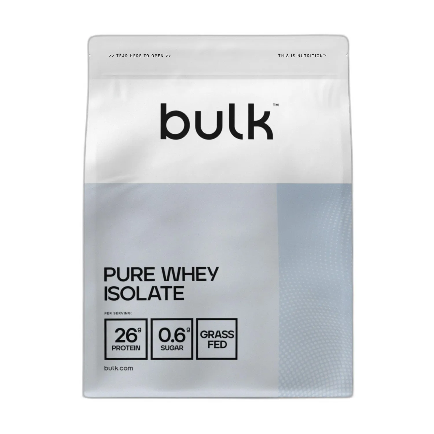 BULK Pure Whey Isolate 90 isolat de whey vanille 1 kg