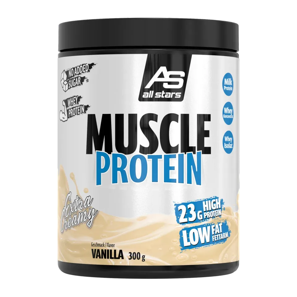 AllStars Muscle Protein poudre protéinée vanille 300 g crémeuse