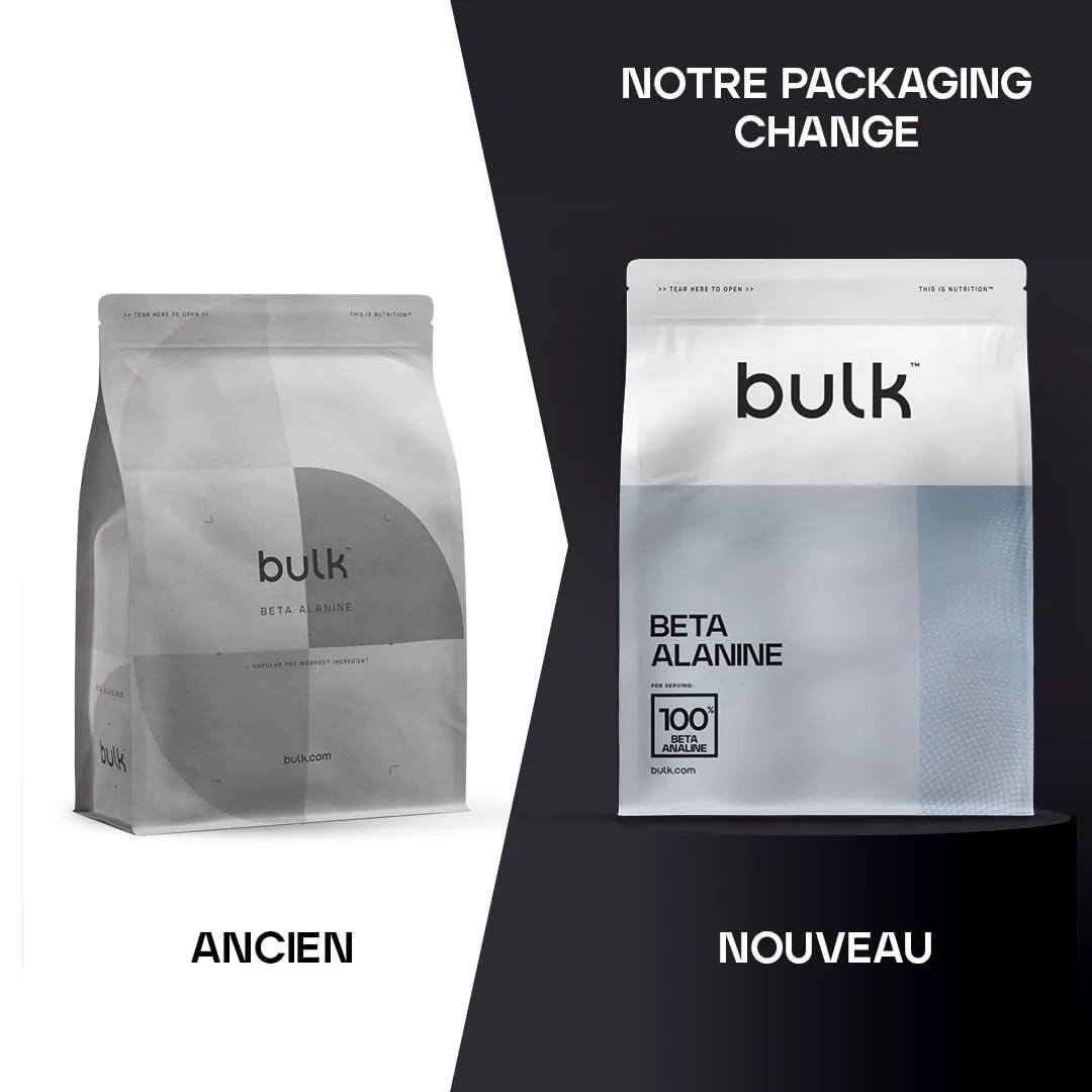 BULK Bêta-Alanine en poudre 500 g sans arôme 4 g par portion