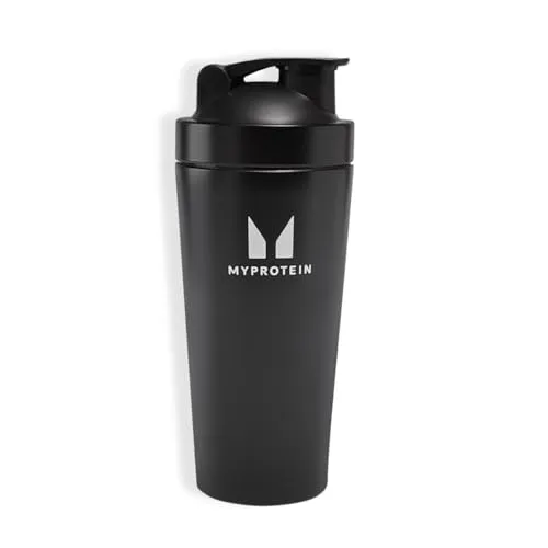 Myprotein shaker en métal noir 750 ml recyclé