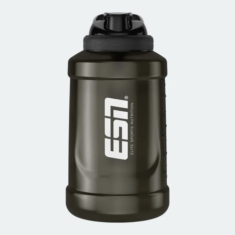 ESN Grip Bottle gourde Noir 2,1L anti-fuite shaker