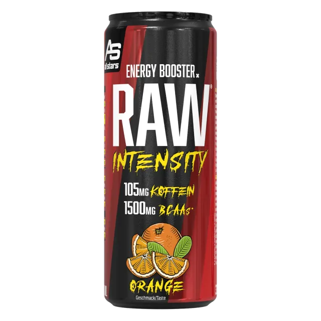 AllStars Raw Intensity boisson énergisante orange 330 ml