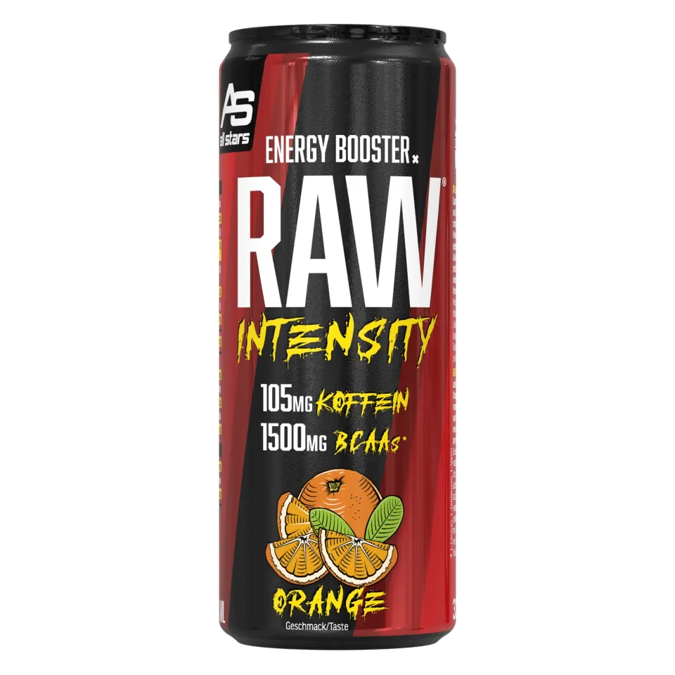AllStars Raw Intensity boisson énergisante orange 330 ml