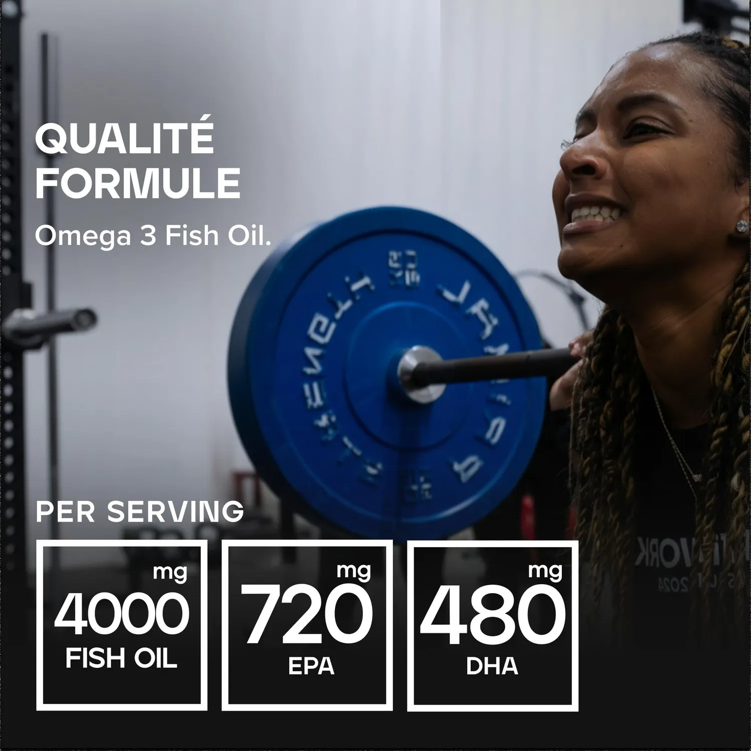 BULK Oméga 3 1000 mg gélules 90 unités EPA DHA