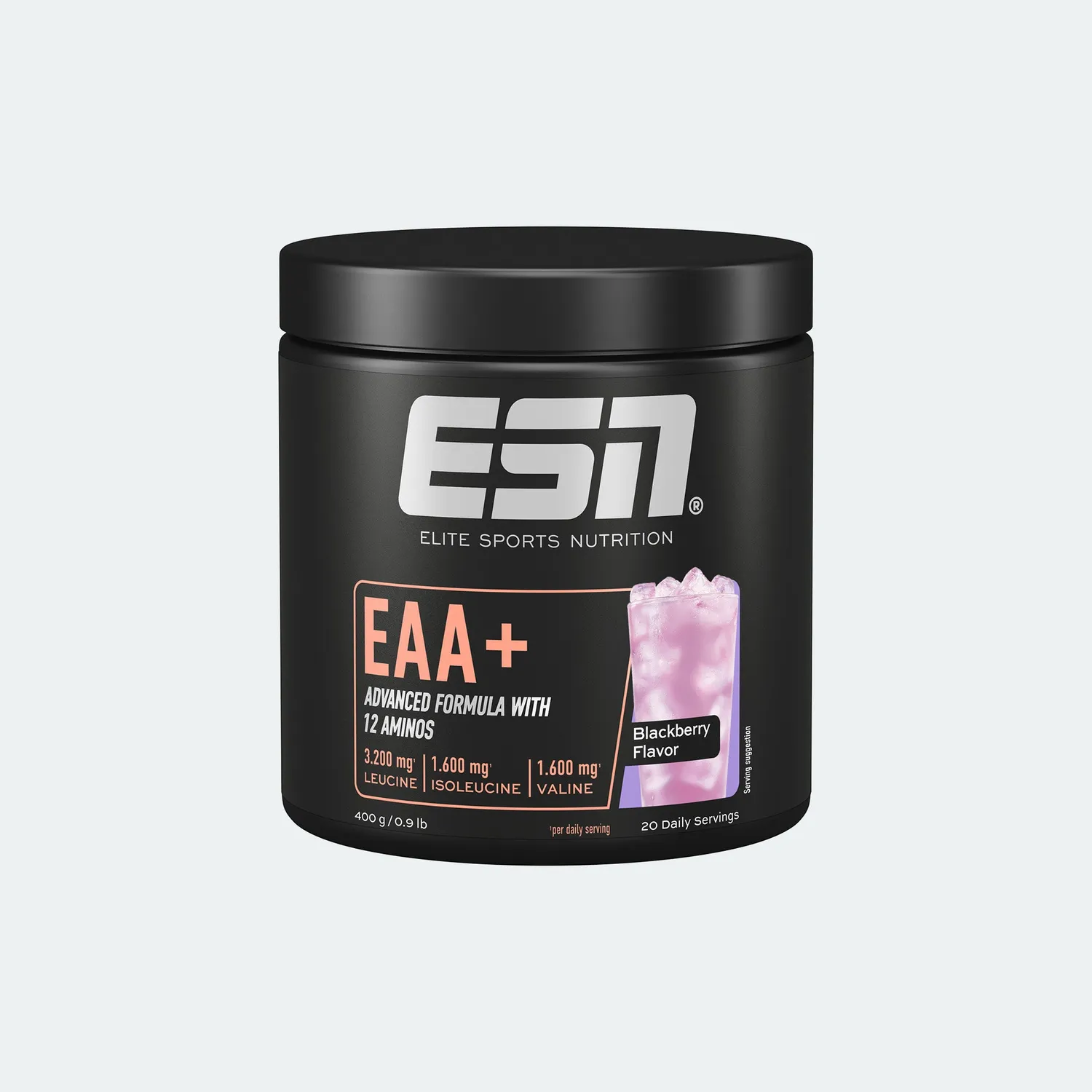 ESN EAA+ poudre Lemon Iced Tea 400 g 12 acides aminés