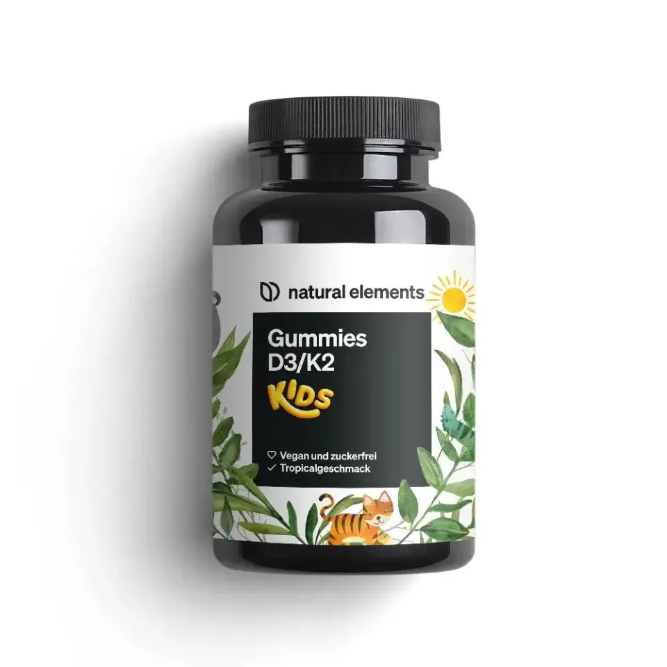 Natural Elements Gummies D3/K2 Kids gummies Tropical 120 unités vegan