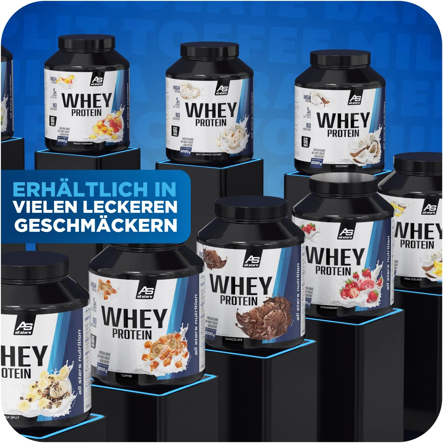 AllStars Whey Protein poudre 2 000 g Cookies & Cream