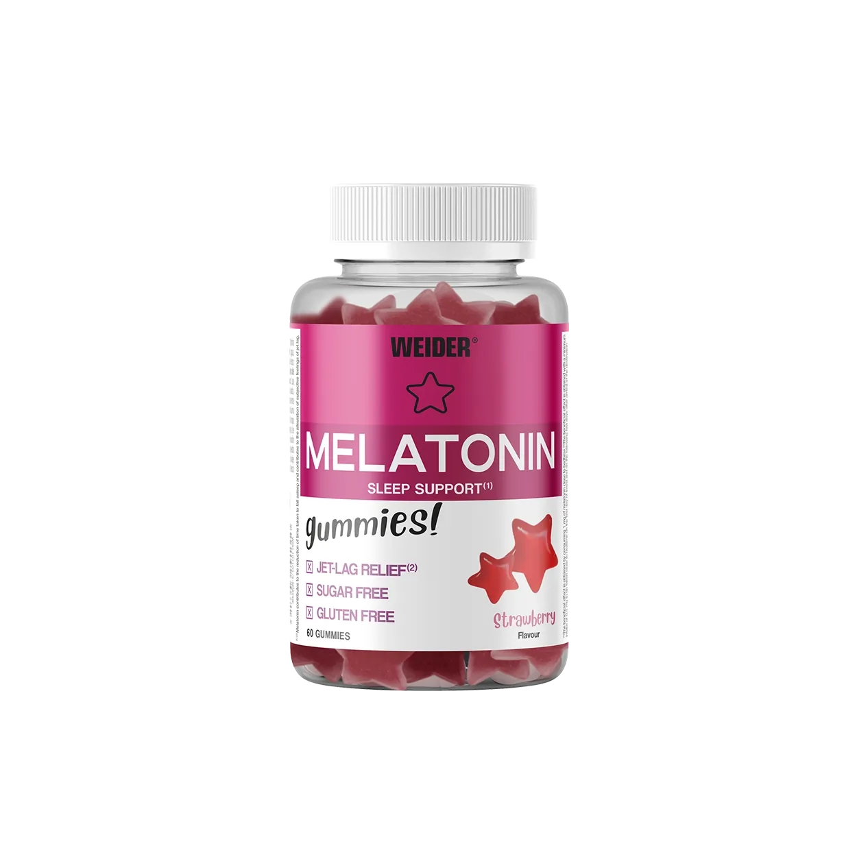 Weider Melatonin Gummies gummies mélatonine 60 pièces myrtille