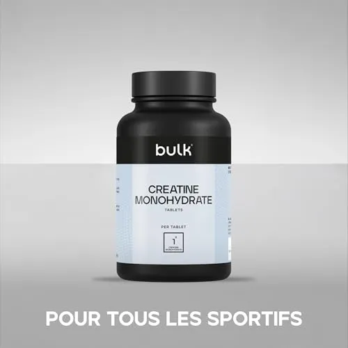 BULK Créatine Monohydrate Tablets 1000mg 270 comprimés