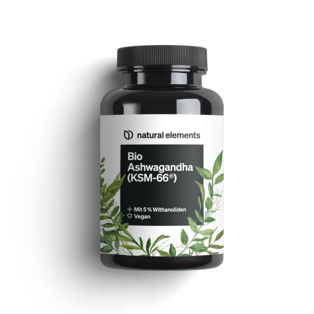 Natural Elements Bio Ashwagandha KSM-66® gélules 180 bio