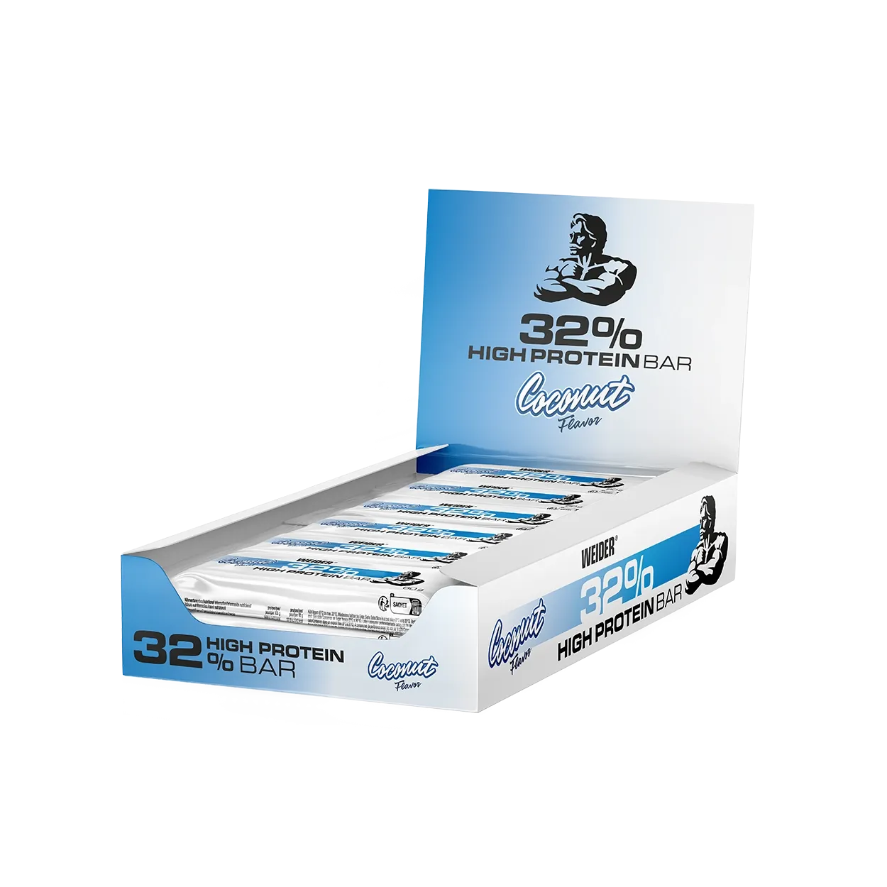 Weider 32% Protein Bar barre protéinée 12 pièces chocolat