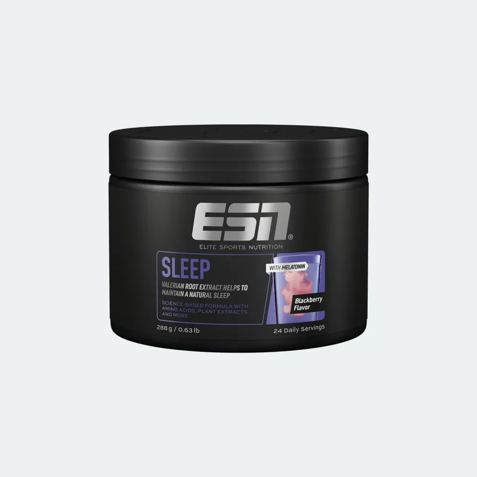 ESN Sleep with Melatonin poudre Blackberry 288 g mélatonine