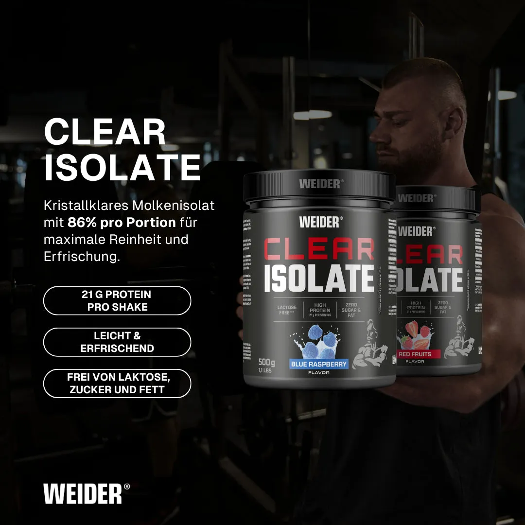 Weider Clear Isolate whey claire 25 g sachet pêche
